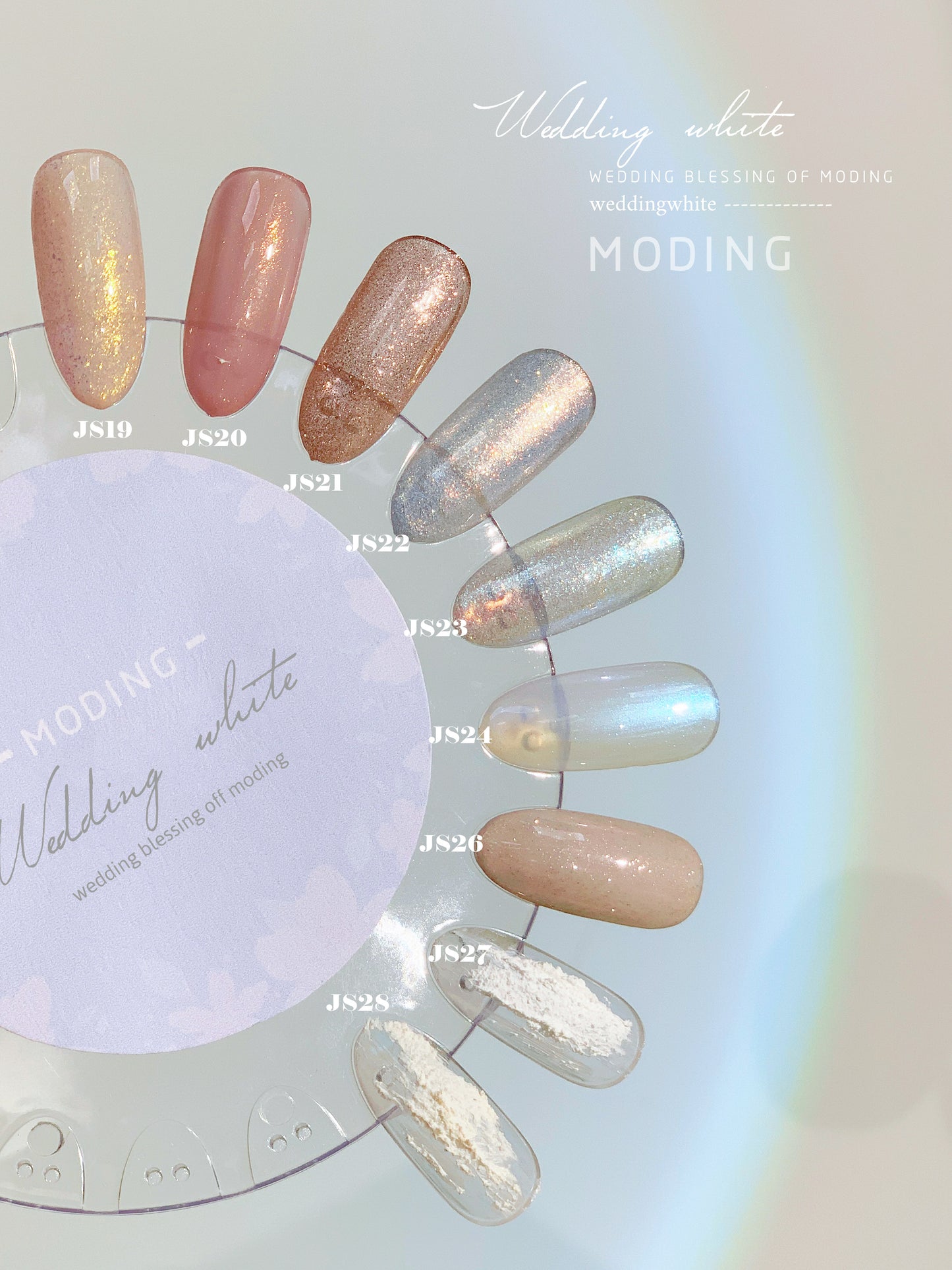 MODING WEDDING WHITE SERIES 36 COLOURS