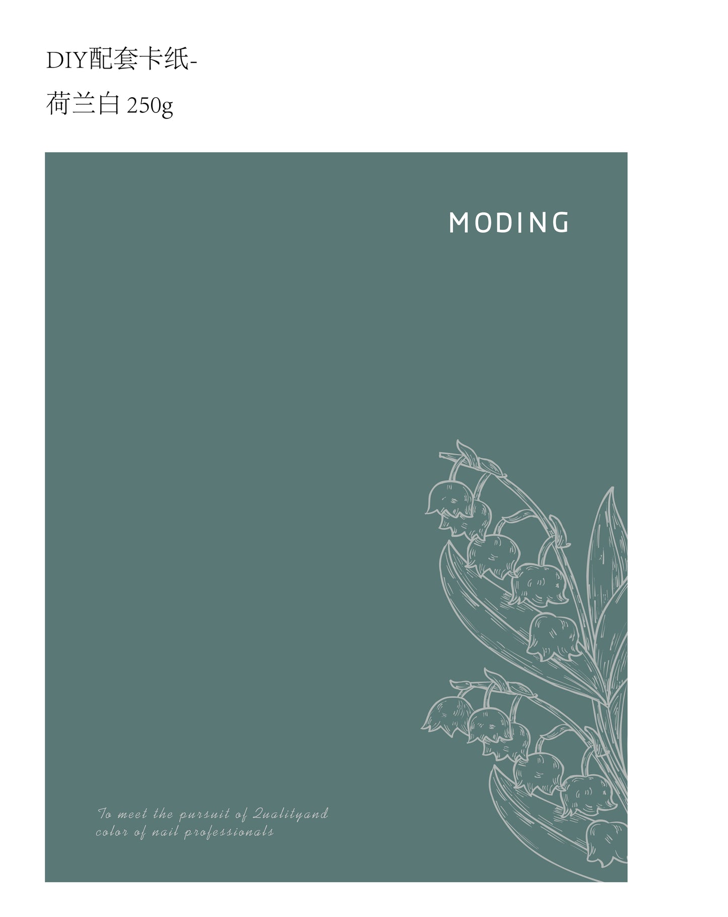 MODING 打板色卡 COLOR CARD