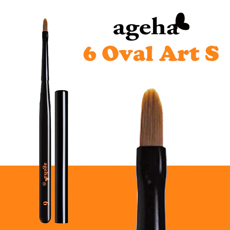 AGEHA GEL BRUSH #06 OVAL ART S